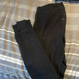 Black thermal pajama bottoms